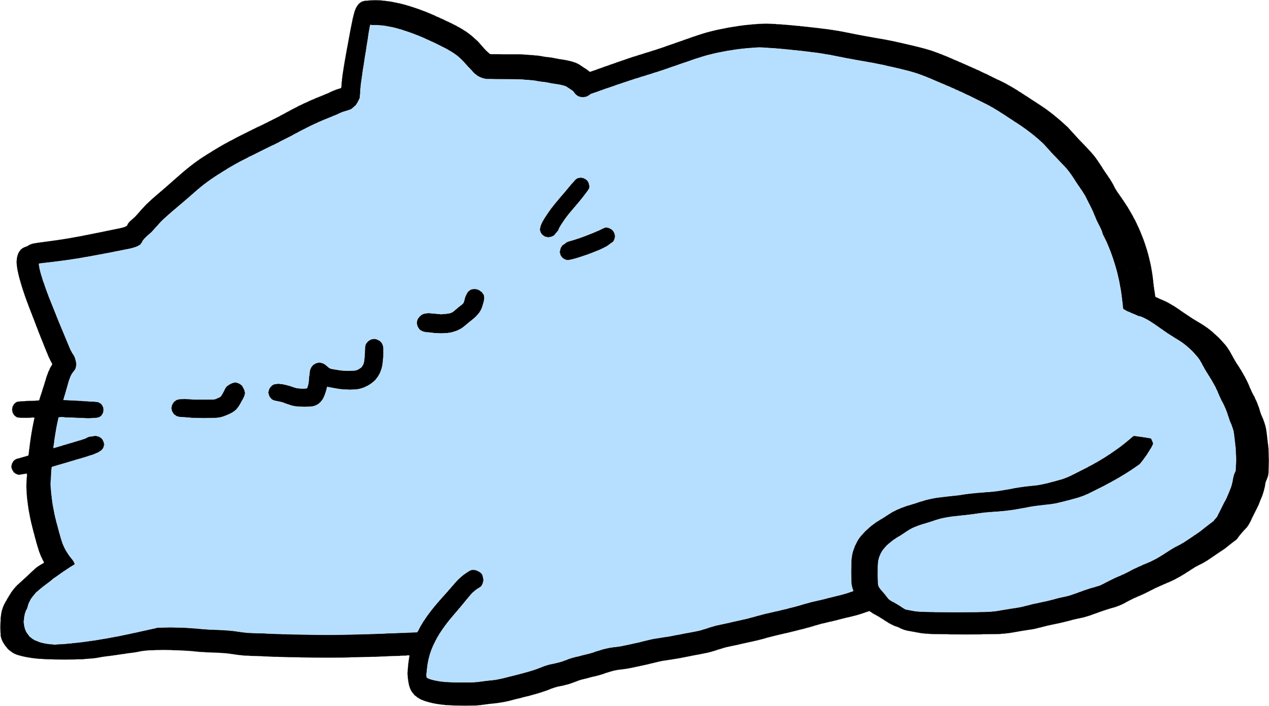 sleeping cat for store